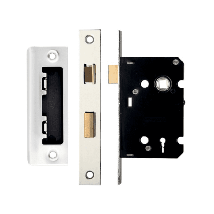 6 Lever Sash lock – 75mm – Satin Stainless Steel Finish