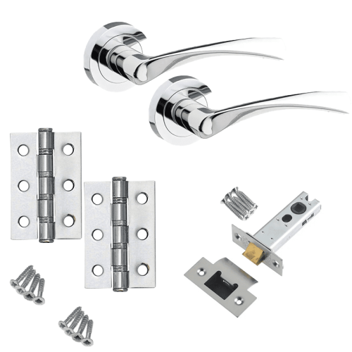 Lever on Rose Door Handle Set – Door Packs