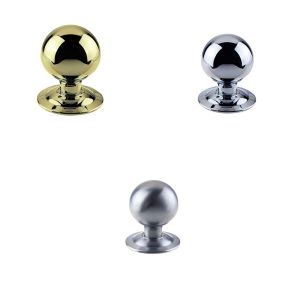 Ball Centre Door Knobs – 70mm – Multiple Finishes