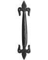 Fleur De Lys Pull Handle – Black Antique – 230mm