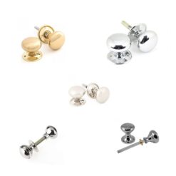 Rim Mortice Door Knobs - Multiple Finishes