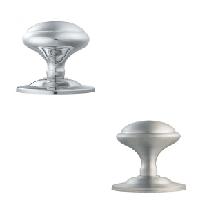Mushroom Centre Door Knobs – 76mm – Multiple Finishes
