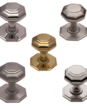 Oct Centre Door Knobs – Multiple Finishes