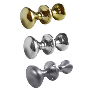 Contract Rim Mortice Door Knobs – 50mm – Multiple Finishes