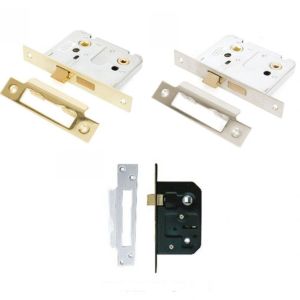 Bathroom Mortice Lock – 63mm – Multiple Finishes