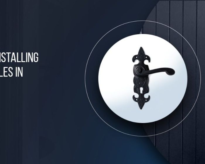 Installing Black Door Handles