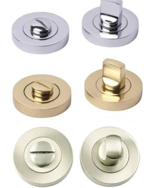Turn and Release Bathroom Lock – 168x40mm – Multiple Finishes