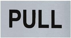 Door Finger Plates (PULL) ,(75x38mm), Satin Stainless Steel