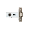 TLE Bolt-Through Mortice Latch Tubular Square - Polished Nickel - 2.5 inch (64mm)