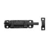 Zoo Hardware Foxcote Foundries Curly Tail Door Bolt, Black Antique