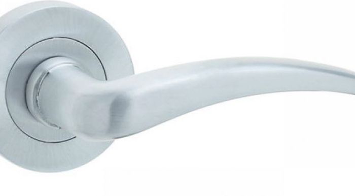 Satin Chrome Door Handles Gull-JV420SC