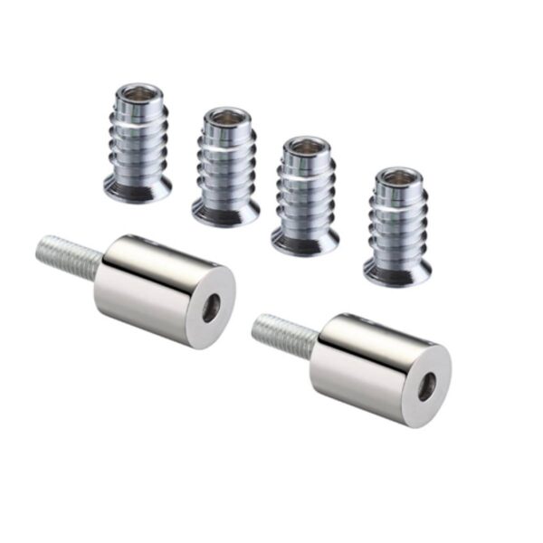 Zoo FB319 19mm Roller Sash Stop - Polished Chrome