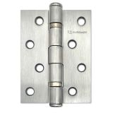 Ball Bearing Hinges in Stainless Steel Finish -75x75x2mm