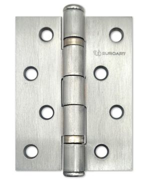 Ball Bearing Hinges in Stainless Steel Finish -75x75x2mm
