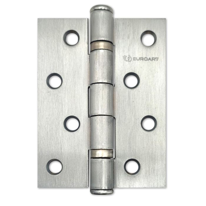 Ball Bearing Hinges in Stainless Steel Finish -75x75x2mm
