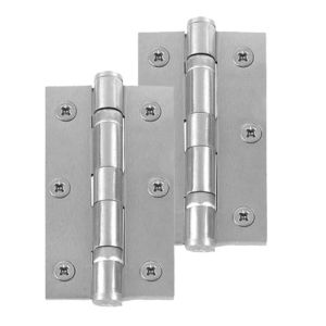 Frelan Hardware 3 Inch Ball Bearing Door Hinges – Satin Chrome – J8502SC