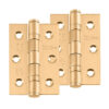 Frelan Hardware 3 Inch Grade 7 Ball Bearing Hinges, Satin Brass - J9502SB