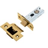 Frelan Hardware Heavy Duty Tubular Latches (2.5, 3 OR 4 Inch), Satin Brass - JL-HDT64SB