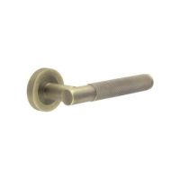 IRONMONGERY SOLUTIONS Lock Pack of Door Handle, 2 Lever Sashlocks, Escutcheon & Hinges – Pack of Door Handle in Antique Brass Finish