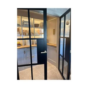 IRONMONGERY SOLUTIONS Bathroom Pack of Door Handle, Bathroom Locks, Bathroom Turn & Release & Hinges – Pack of Door Handle in Antique Brass Finish