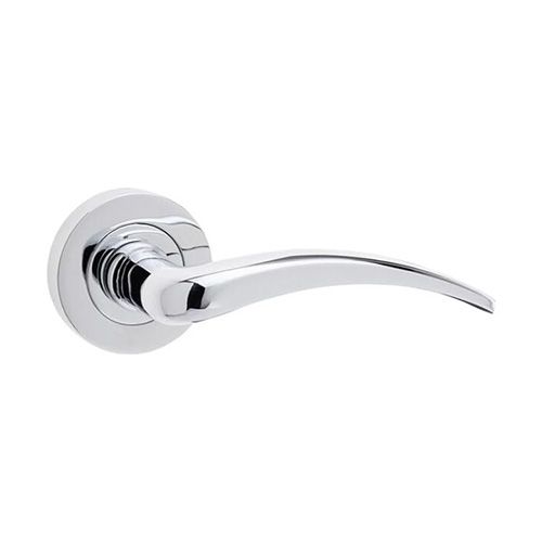 IRONMONGERY SOLUTIONS Latch Pack of Door Handle, Tubular Latch & Hinges – Pack of Door Handle in Polished Chrome Finish