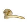 IRONMONGERY SOLUTIONS Latch Pack of Door Handle, Tubular Latch & Hinges - Pack of Door Handle in PVD Finish