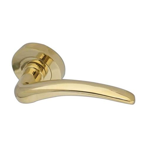 IRONMONGERY SOLUTIONS Lock Pack of Door Handle, 3 Lever Sashlocks,Escutcheons & Hinges – Pack of Door Handle in PVD Finish