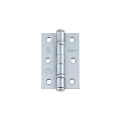 IRONMONGERY SOLUTIONS Bathroom Pack of Door Handle,Bathroom Locks, Turns & Releases & Hinges - Pack of Door Handle in Satin Chrome Finish