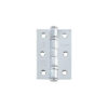 IRONMONGERY SOLUTIONS Bathroom Pack of Door Handle, Bathroom Locks, Turns & Release & Hinges - Pack of Door Handle in Polished Chrome Finish