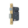 IRONMONGERY SOLUTIONS Lock Pack of Door Handle, 3 Lever Sashlocks,Escutcheons & Hinges - Pack of Door Handle in PVD Finish