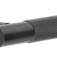 IRONMONGERY SOLUTIONS Bathroom Pack of Door Handle, Bathroom Locks,Turn & Release & Hinges – Matt Black Finish