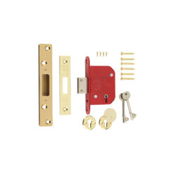 ERA Fortress BS3621 - 5 Lever Mortice Deadlock - Brass Finish