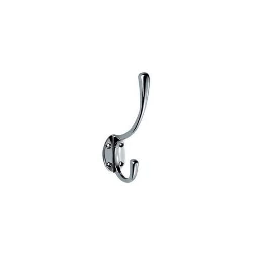 Carlisle brass aa25sc victorian hat & coat hook, satin chrome, 127mm