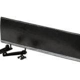 Black antique iron letterplate/letterbox inner flap 308 x 85mm