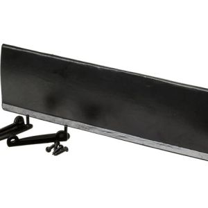 Black antique iron letterplate/letterbox inner flap 308 x 85mm