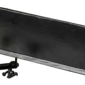 Black antique iron letterplate/letterbox inner flap 308 x 85mm