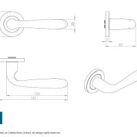 Carlisle brass – swl1127sss – steelworx swl peninsula lever on rose – finish – satin stainless steel (sss)