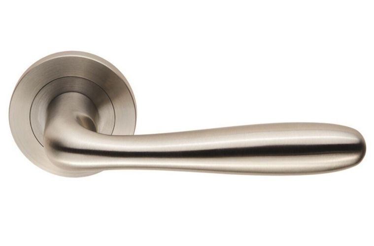 Carlisle brass – swl1127sss – steelworx swl peninsula lever on rose – finish – satin stainless steel (sss)