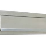 Satin stainless letter plate