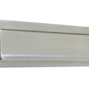 Satin stainless letter plate