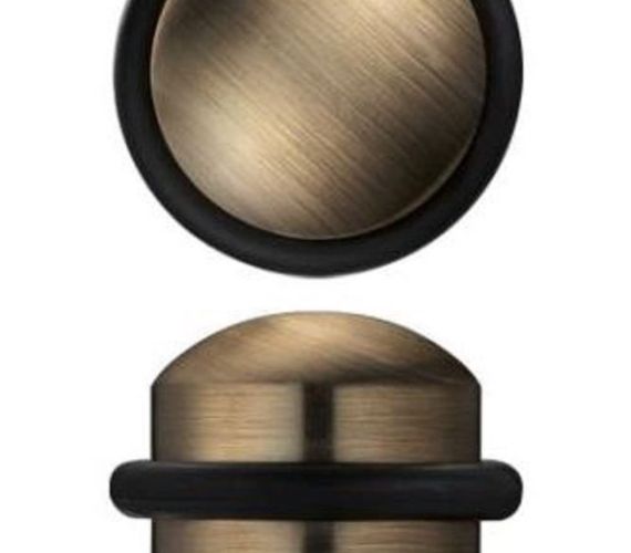 Zoo hardware solid domed top floor mounted concealed fix door stop 31mm diameter zab86 (florentine bronze)