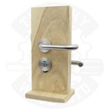 Lift to lock disabled toilet mortice door lock stainless steel