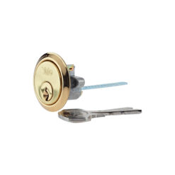 Yale 1109 Replacement Rim Cylinder-Polished Brass