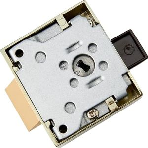 Deadlocking Nightlatch Brass Finish, High Security with Automatic Deadlock, Brasslux