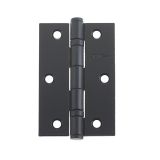 Frelan Hardware Ball Bearing Hinges - 89x58x2mm - Black Finish