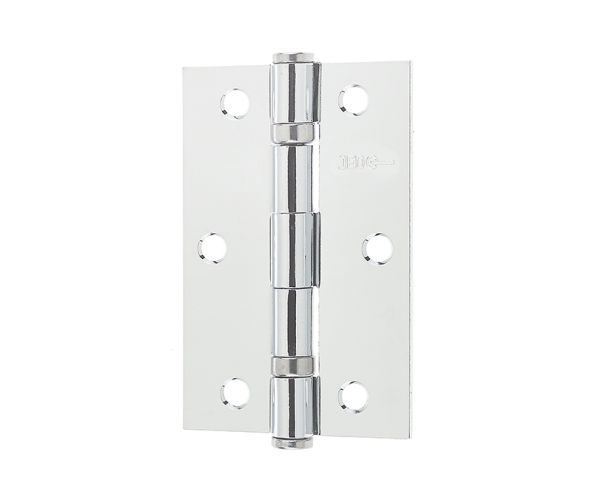 Frelan Hardware 89x58x2mm Ball Bearing Hinges, Polished Chrome Finish – J8501PC