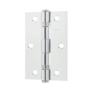 Frelan Hardware 89x58x2mm Ball Bearing Hinges, Polished Chrome Finish – J8501PC