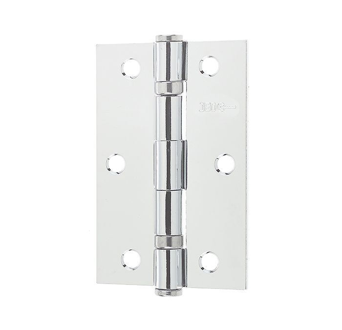 Frelan Hardware 89x58x2mm Ball Bearing Hinges, Polished Chrome Finish – J8501PC