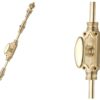 Classic Door Espagnolette Bolt / Cremone Bolt 9 Feet - Polished Brass Unlacquered