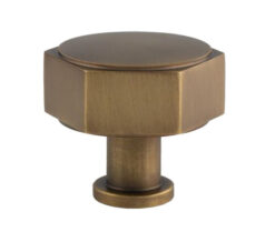Alexander & Wilks Vesper Hex Cupboard Knob (33mm OR 40mm)